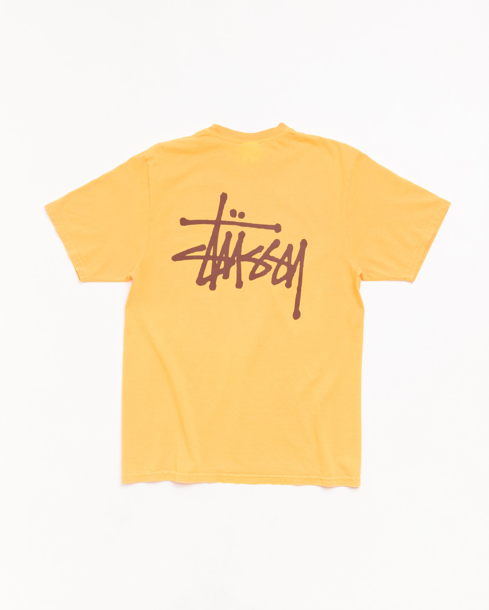 1905001_MAGO_2.jpg Stüssy Basic Pigment Dyed Tee Marigold
