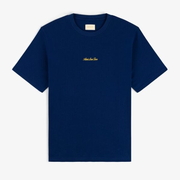Aimé Leon Dore Embroidered Logo Tee Navy Peony