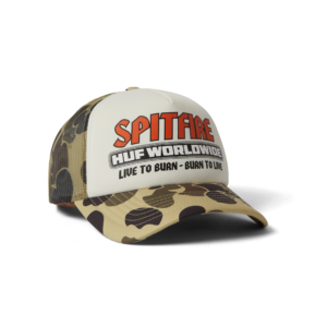 HUF x Spitfire Forever Trucker Hat Camo