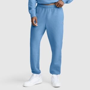 Champion Powerblend Cinched Bottom Sweatpants Riviera Blue