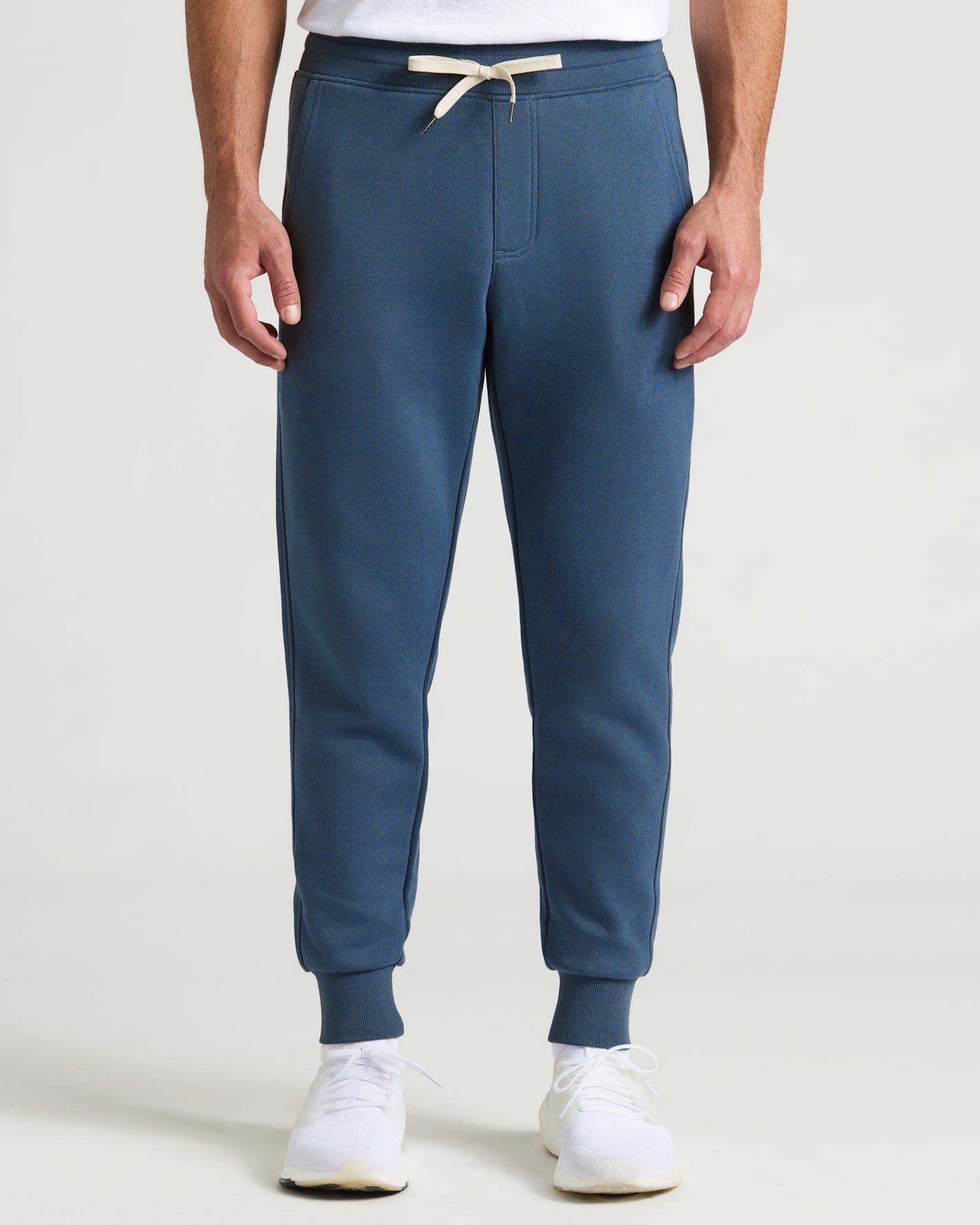 True Classic Fleece French Terry Joggers Fiord Blue