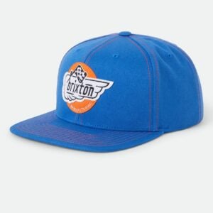 Brixton Heyward Snapback Cap Electric Indigo