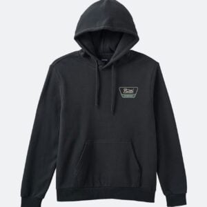 Brixton Linwood Hoodie Black / Mallard Green